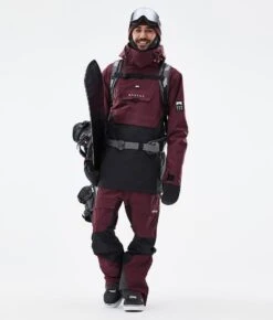 Doom Snowboard Jacket Men Burgundy/Black -Snow Active Clothing Shop H0880 03 Pp8AJC7