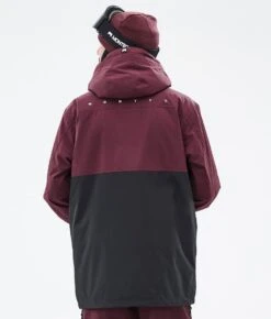 Doom Snowboard Jacket Men Burgundy/Black -Snow Active Clothing Shop H0880 07 l5bacrN