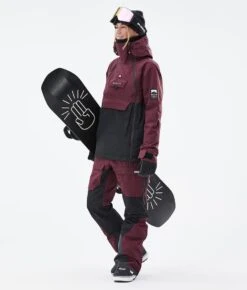 Doom W Snowboard Jacket Women Burgundy/Black -Snow Active Clothing Shop H0885 03 vWIgLIO