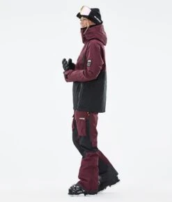 Doom W Ski Jacket Women Burgundy/Black -Snow Active Clothing Shop H0885 04 Ge139TX