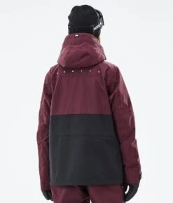 Doom W Snowboard Jacket Women Burgundy/Black -Snow Active Clothing Shop H0885 07 HG0i0m3