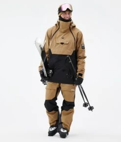 Doom Ski Jacket Men Gold/Black -Snow Active Clothing Shop H0904 03 HaAp4tP