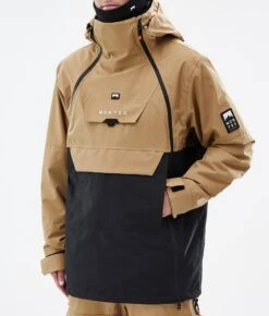 Doom Ski Jacket Men Gold/Black -Snow Active Clothing Shop H0904 08 grPgzOo