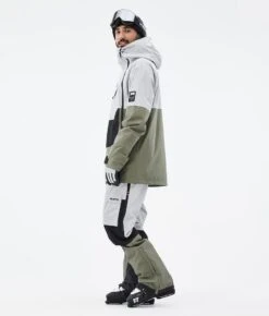 Doom Ski Jacket Men Light Grey/Black/Greenish 15 Doom Ski Jacket Men Light Grey/Black/Greenish -Snow Active Clothing Shop H0907 04 AjYtwUZ