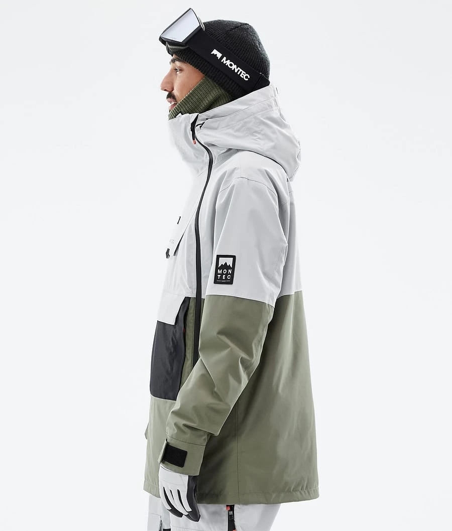 Doom Ski Jacket Men Light Grey/Black/Greenish 9 Doom Ski Jacket Men Light Grey/Black/Greenish - Image 7
