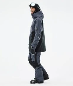 Doom Ski Jacket Men Metal Blue/Black -Snow Active Clothing Shop H0908 04 cCVC2er
