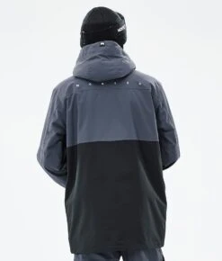 Doom Ski Jacket Men Metal Blue/Black -Snow Active Clothing Shop H0908 07 FZj8smx