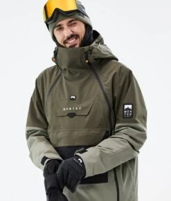 Doom Snowboard Jacket Men Olive Green/Black/Greenish -Snow Active Clothing Shop H0909 02 2G6e80O