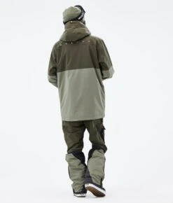 Doom Snowboard Jacket Men Olive Green/Black/Greenish -Snow Active Clothing Shop H0909 05 gwVgqnm
