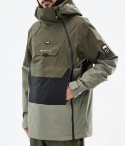 Doom Ski Jacket Men Olive Green/Black/Greenish -Snow Active Clothing Shop H0909 08 KQreQD8