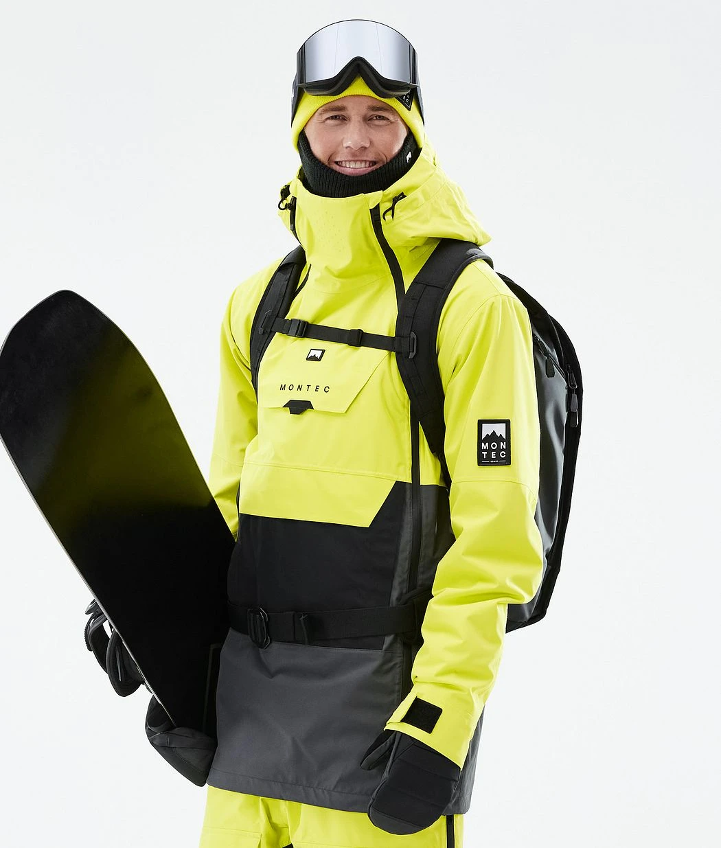 Doom Snowboard Jacket Men Bright Yellow/Black/Phantom 4 Doom Snowboard Jacket Men Bright Yellow/Black/Phantom - Image 2