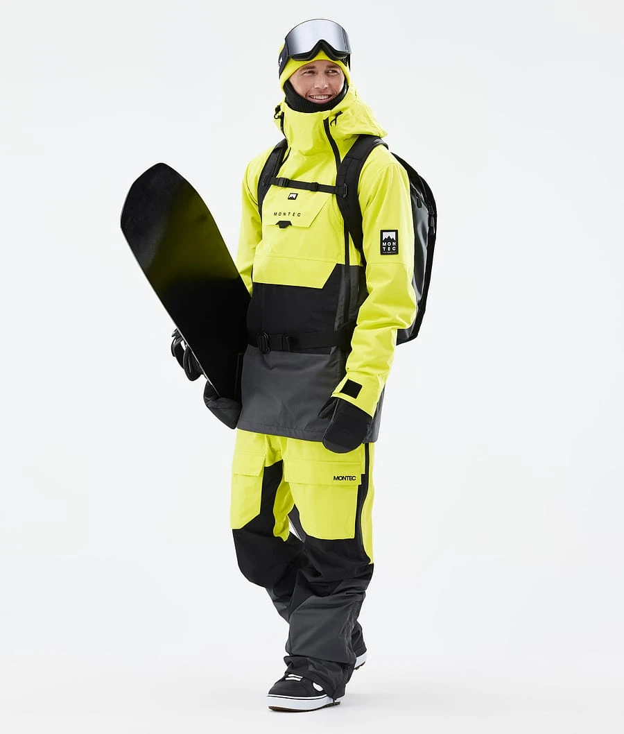 Doom Snowboard Jacket Men Bright Yellow/Black/Phantom 6 Doom Snowboard Jacket Men Bright Yellow/Black/Phantom - Image 4