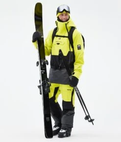 Doom Ski Jacket Men Bright Yellow/Black/Phantom -Snow Active Clothing Shop H0910 03 UB7MsSa