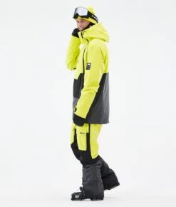 Doom Ski Jacket Men Bright Yellow/Black/Phantom -Snow Active Clothing Shop H0910 04 tEbG26g