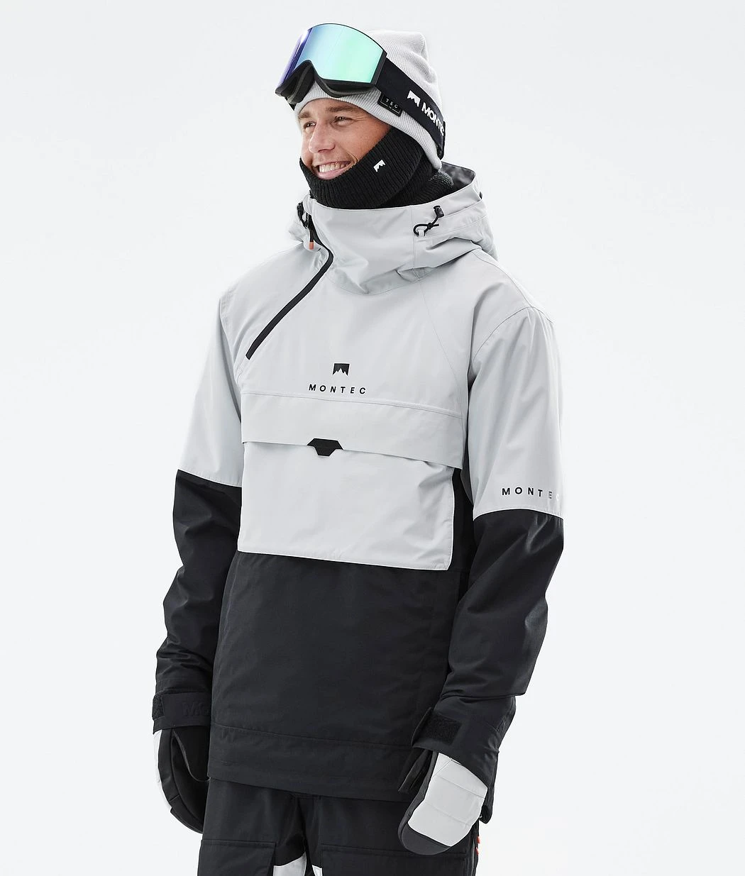 Dune Snowboard Jacket Men Light Grey/Black 4 Dune Snowboard Jacket Men Light Grey/Black - Image 2