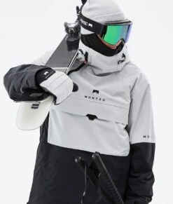 Dune Ski Jacket Men Light Grey/Black -Snow Active Clothing Shop H0913 02 Ct5jAaQ