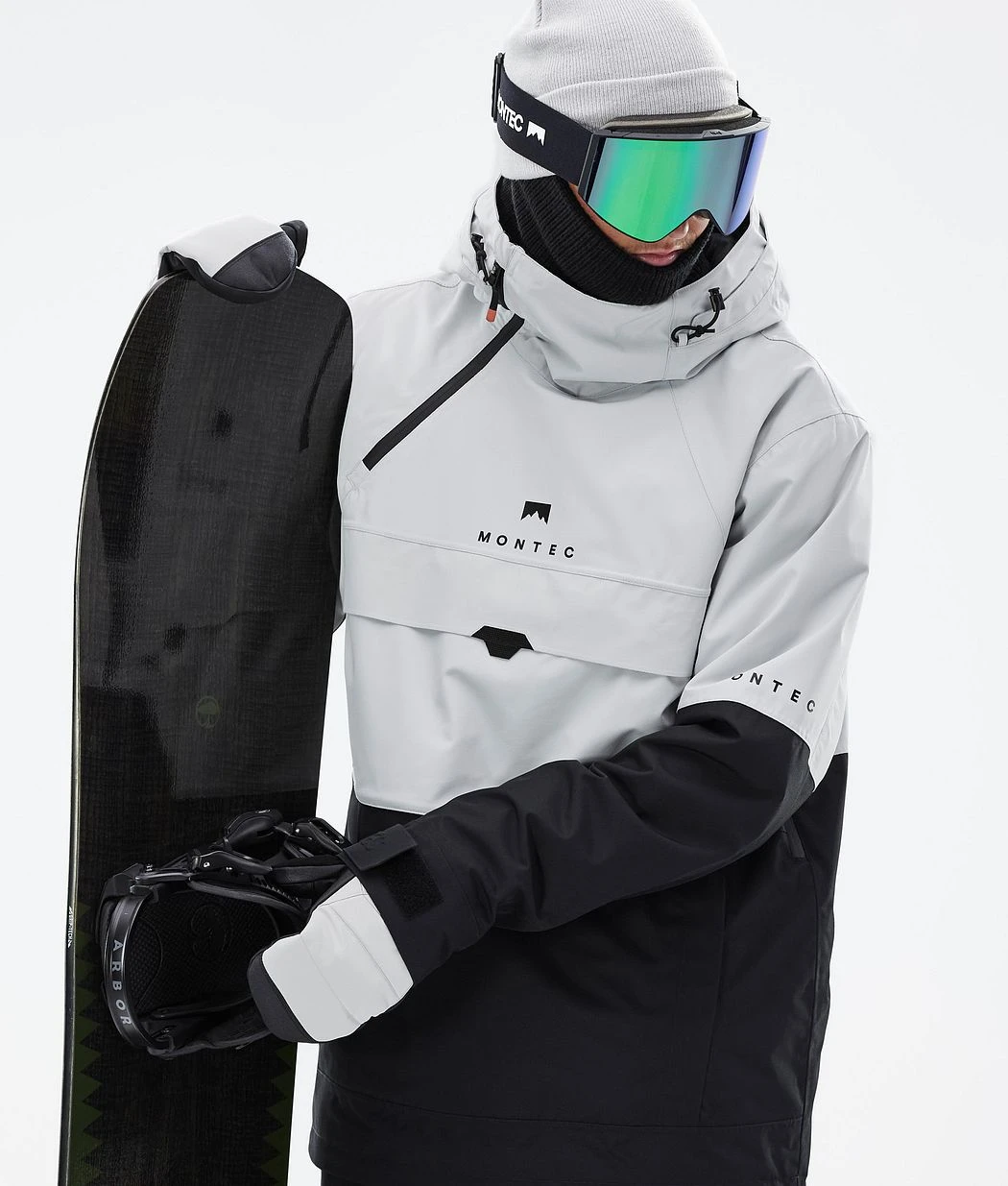 Dune Snowboard Jacket Men Light Grey/Black 5 Dune Snowboard Jacket Men Light Grey/Black - Image 3