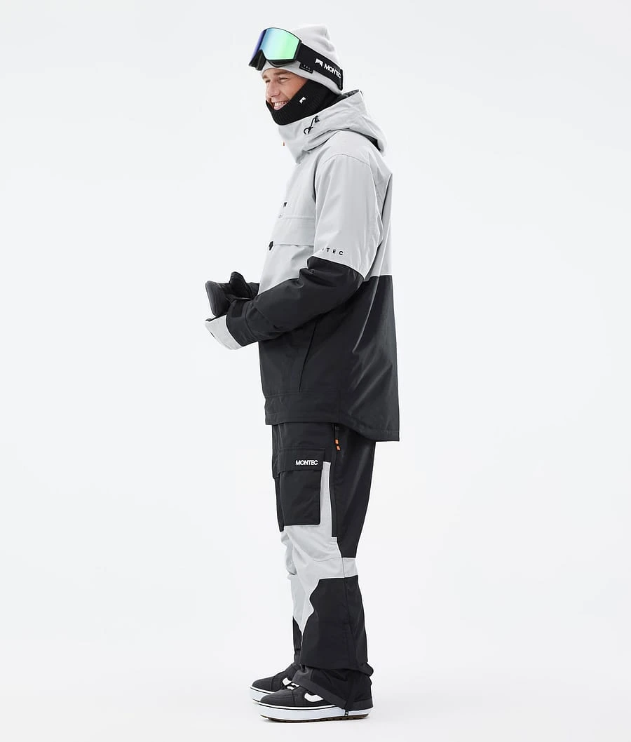 Dune Snowboard Jacket Men Light Grey/Black 7 Dune Snowboard Jacket Men Light Grey/Black - Image 5