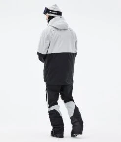 Dune Ski Jacket Men Light Grey/Black -Snow Active Clothing Shop H0913 05 3auFArJ