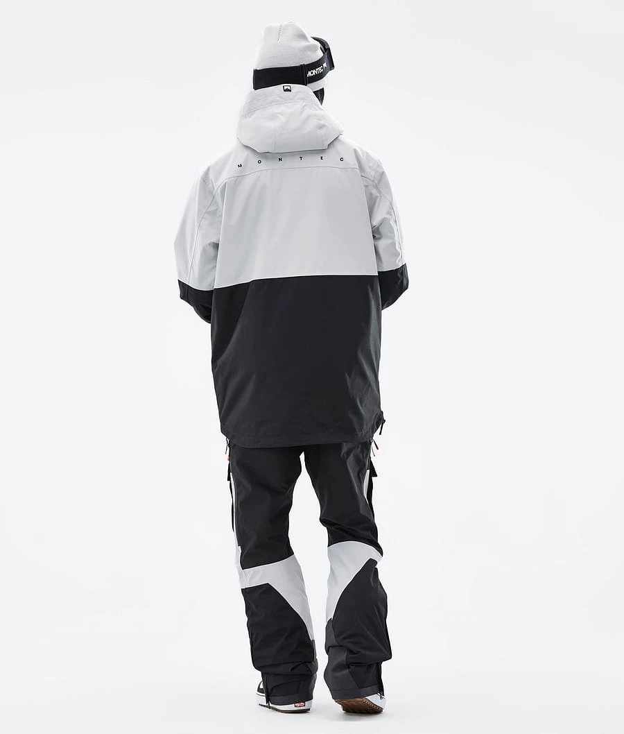 Dune Snowboard Jacket Men Light Grey/Black 8 Dune Snowboard Jacket Men Light Grey/Black - Image 6