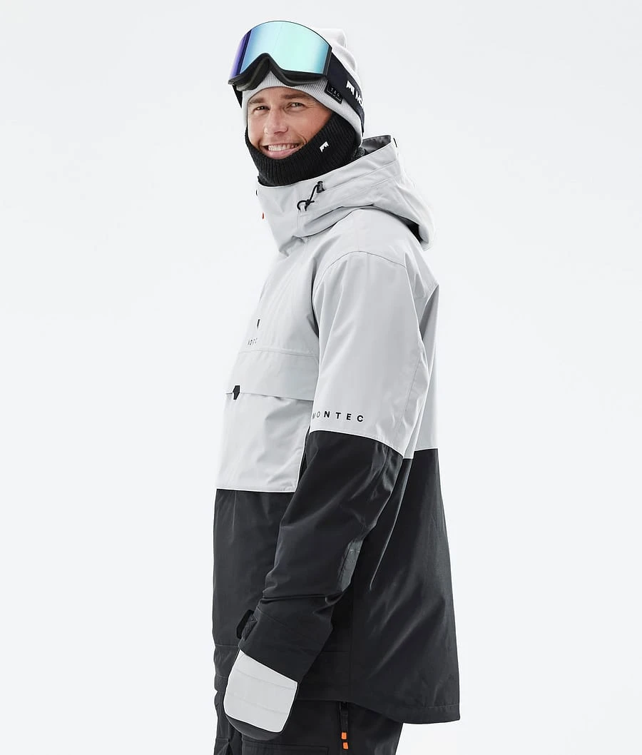 Dune Snowboard Jacket Men Light Grey/Black 9 Dune Snowboard Jacket Men Light Grey/Black - Image 7