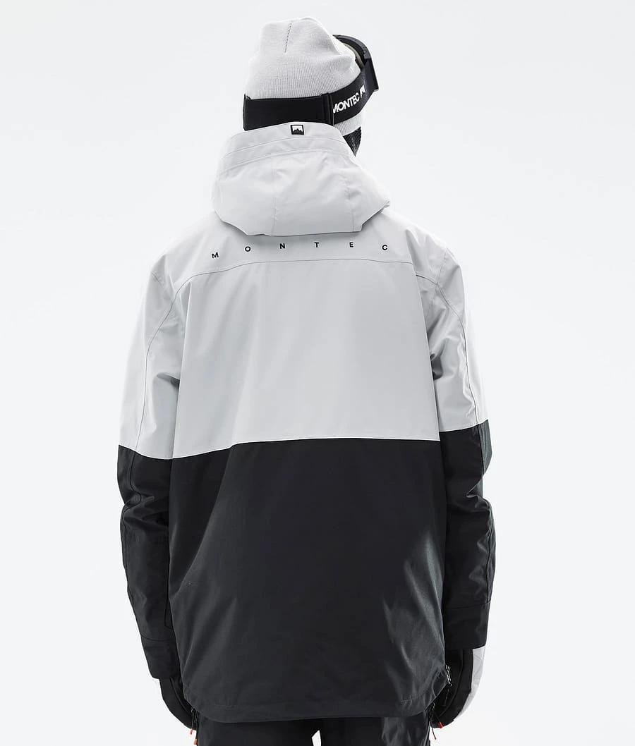 Dune Snowboard Jacket Men Light Grey/Black 10 Dune Snowboard Jacket Men Light Grey/Black - Image 8