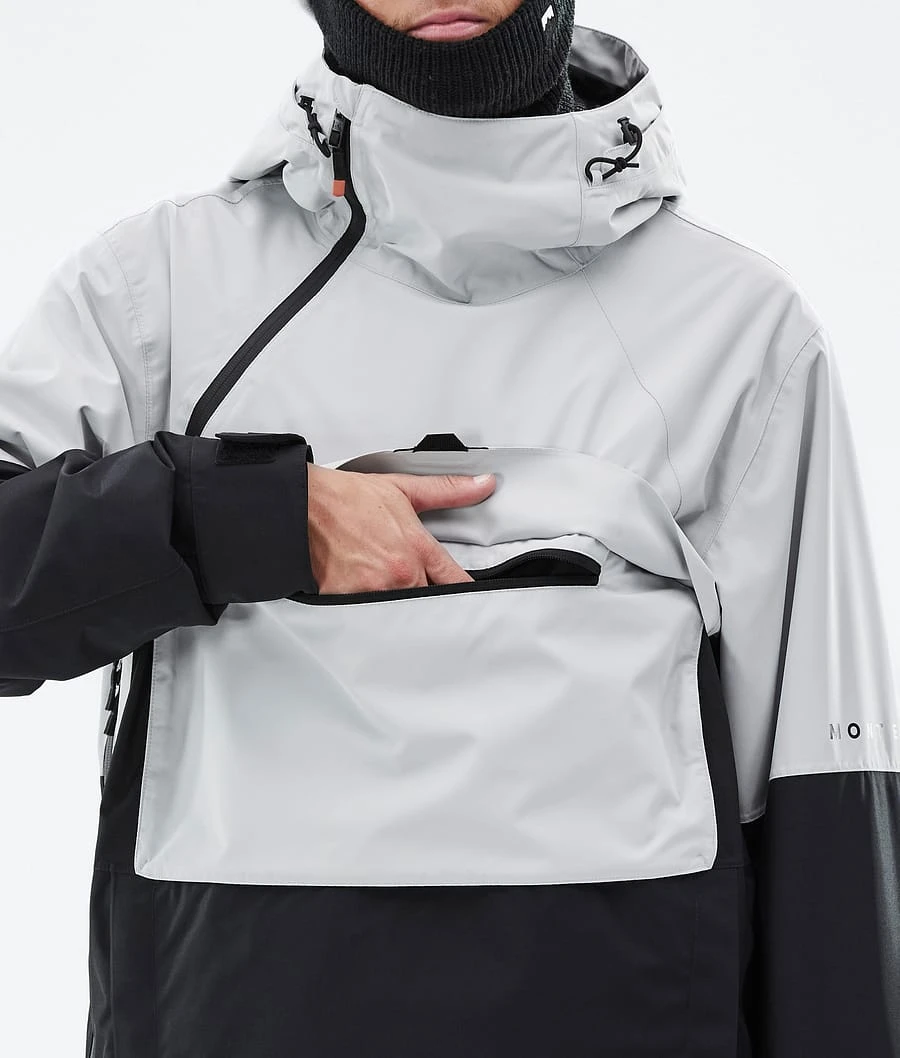 Dune Snowboard Jacket Men Light Grey/Black 3 Dune Snowboard Jacket Men Light Grey/Black