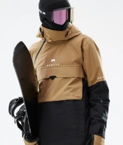 Dune Snowboard Jacket Men Gold/Black -Snow Active Clothing Shop H0914 02 MJcExQC
