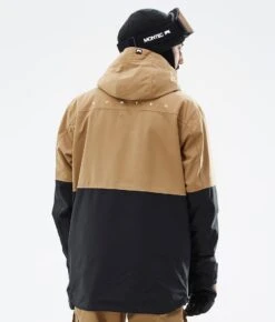 Dune Snowboard Jacket Men Gold/Black -Snow Active Clothing Shop H0914 07 fTYPrxn