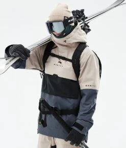 Dune Ski Jacket Men Sand/Black/Metal Blue