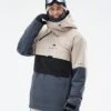 Dune Snowboard Jacket Men Sand/Black/Metal Blue -Snow Active Clothing Shop H0917 01 lPLq7yH