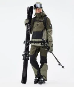 Doom W Ski Jacket Women Olive Green/Black/Greenish -Snow Active Clothing Shop H0921 03 rgjmvDH