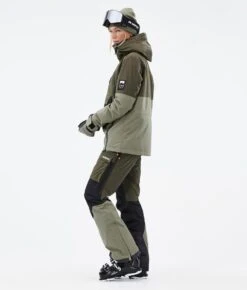 Doom W Ski Jacket Women Olive Green/Black/Greenish -Snow Active Clothing Shop H0921 04 tERQa2t