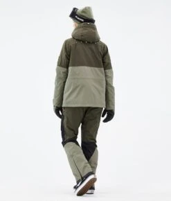 Doom W Snowboard Jacket Women Olive Green/Black/Greenish -Snow Active Clothing Shop H0921 05 oGEsuZu