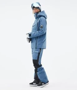 Doom W Snowboard Jacket Women Blue Steel -Snow Active Clothing Shop H0922 04 ga68UIE
