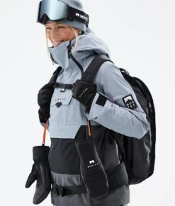 Doom W Snowboard Jacket Women Soft Blue/Black/Phantom -Snow Active Clothing Shop H0924 02 99FtK5W