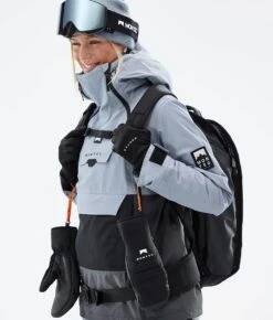 Doom W Ski Jacket Women Soft Blue/Black/Phantom -Snow Active Clothing Shop H0924 03 EkTlZx2