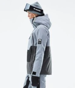 Doom W Snowboard Jacket Women Soft Blue/Black/Phantom -Snow Active Clothing Shop H0924 06 Xh5T9au