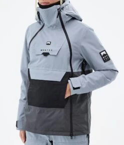 Doom W Snowboard Jacket Women Soft Blue/Black/Phantom -Snow Active Clothing Shop H0924 08 pEkIFgv