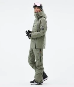 Doom W Snowboard Jacket Women Greenish -Snow Active Clothing Shop H0925 04 OblIXIG