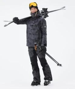 Doom W Ski Jacket Women Black Tiedye -Snow Active Clothing Shop H0926 03 iTd6yv7