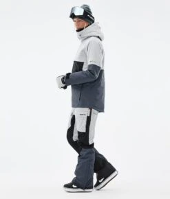 Dune W Snowboard Jacket Women Light Grey/Black/Metal Blue -Snow Active Clothing Shop H0928 04 NAGbgXt