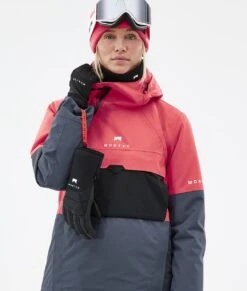 Dune W Ski Jacket Women Coral/Black/Metal Blue -Snow Active Clothing Shop H0929 02 YjGoa95