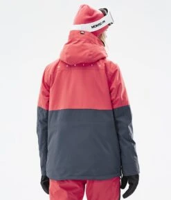 Dune W Ski Jacket Women Coral/Black/Metal Blue -Snow Active Clothing Shop H0929 07 7Ssh8i2