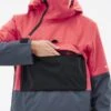 Dune W Ski Jacket Women Coral/Black/Metal Blue -Snow Active Clothing Shop H0929 09 2GZhJ4K