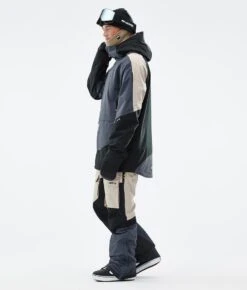 Apex Snowboard Jacket Men Metal Blue/Black/Sand -Snow Active Clothing Shop H0944 04 bY2f6d3