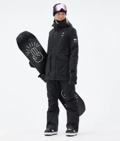 Virago W Snowboard Jacket Women Black -Snow Active Clothing Shop H0946 03 fCYqbM9