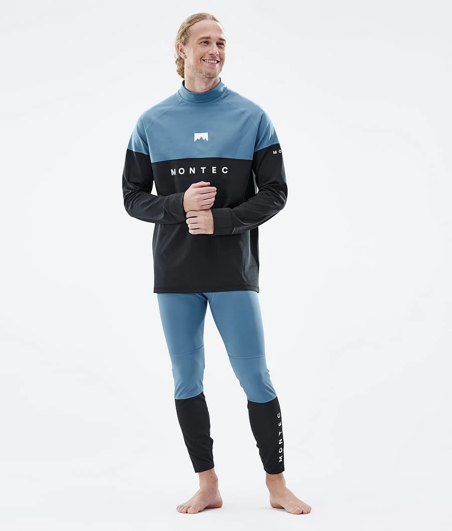 Alpha Base Layer Top Men Blue Steel/Black 7 Alpha Base Layer Top Men Blue Steel/Black - Image 5