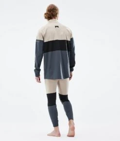 Alpha Base Layer Top Men Sand/Black/Metal Blue
