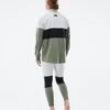 Alpha Base Layer Top Men Light Grey/Black/Greenish -Snow Active Clothing Shop H0955 05 mO9SbHk
